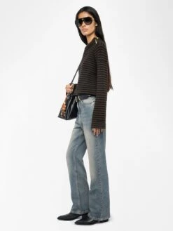 Zadig & Voltaire Spiky Sweater Dark Chocolate 13 Zadig & Voltaire Spiky Sweater Dark Chocolate -Zadig & Voltaire Clothing KWSW02837 DARK CHOCOLATE ADDI 3 686b83663fae1