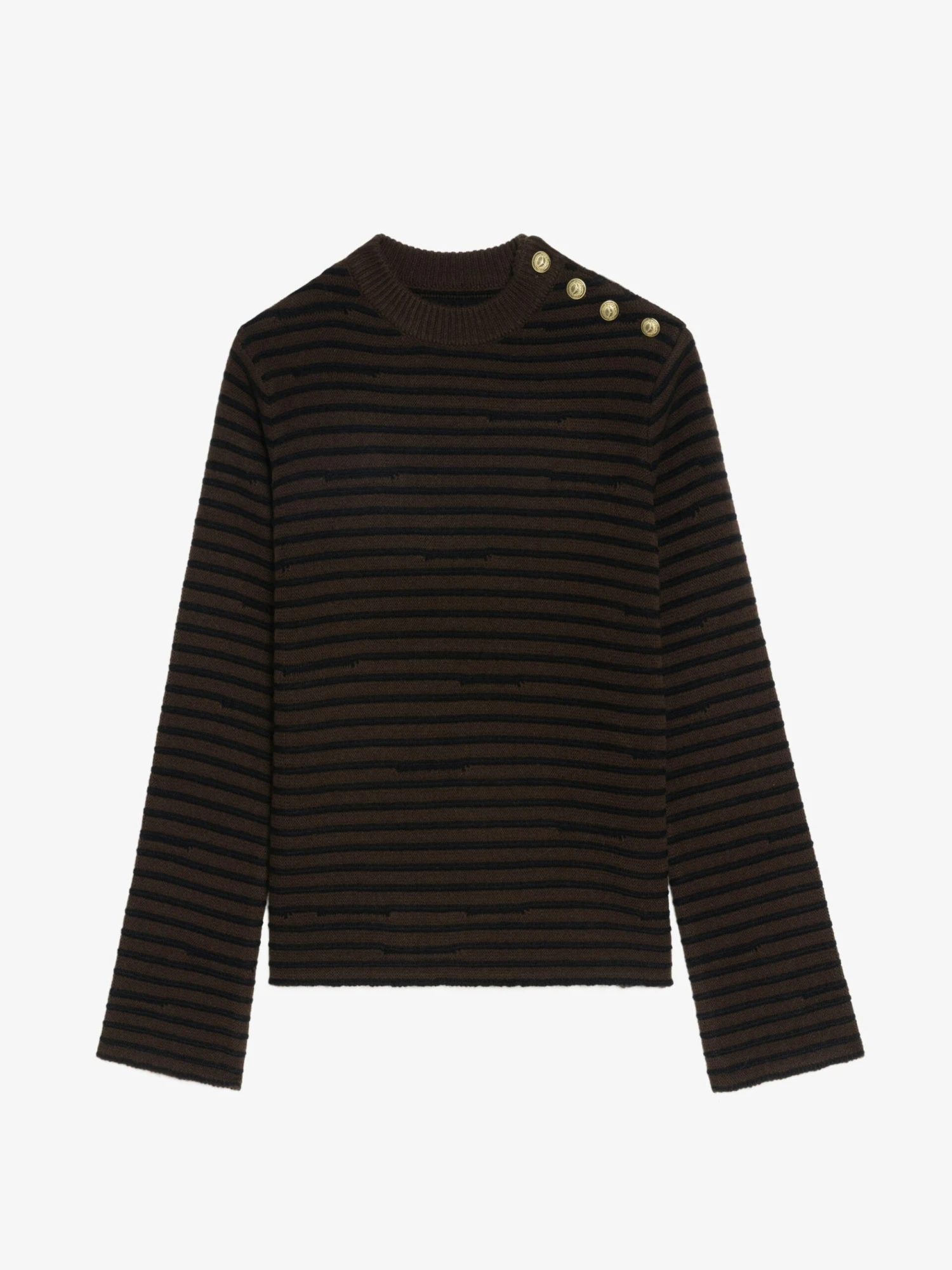 Zadig & Voltaire Spiky Sweater Dark Chocolate 9 Zadig & Voltaire Spiky Sweater Dark Chocolate - Image 7