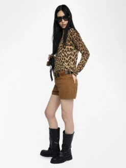 Zadig & Voltaire Rivy Cashmere Sweater Daim -Zadig & Voltaire Clothing KWSW02839 DAIM ADDI 2 685d21cc613e1