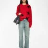 Zadig & Voltaire Markuz Cashmere Sweater Love 2 Zadig & Voltaire Markuz Cashmere Sweater Love -Zadig & Voltaire Clothing KWSW02844 LOVE SHOOTING 686b83ac0ee69