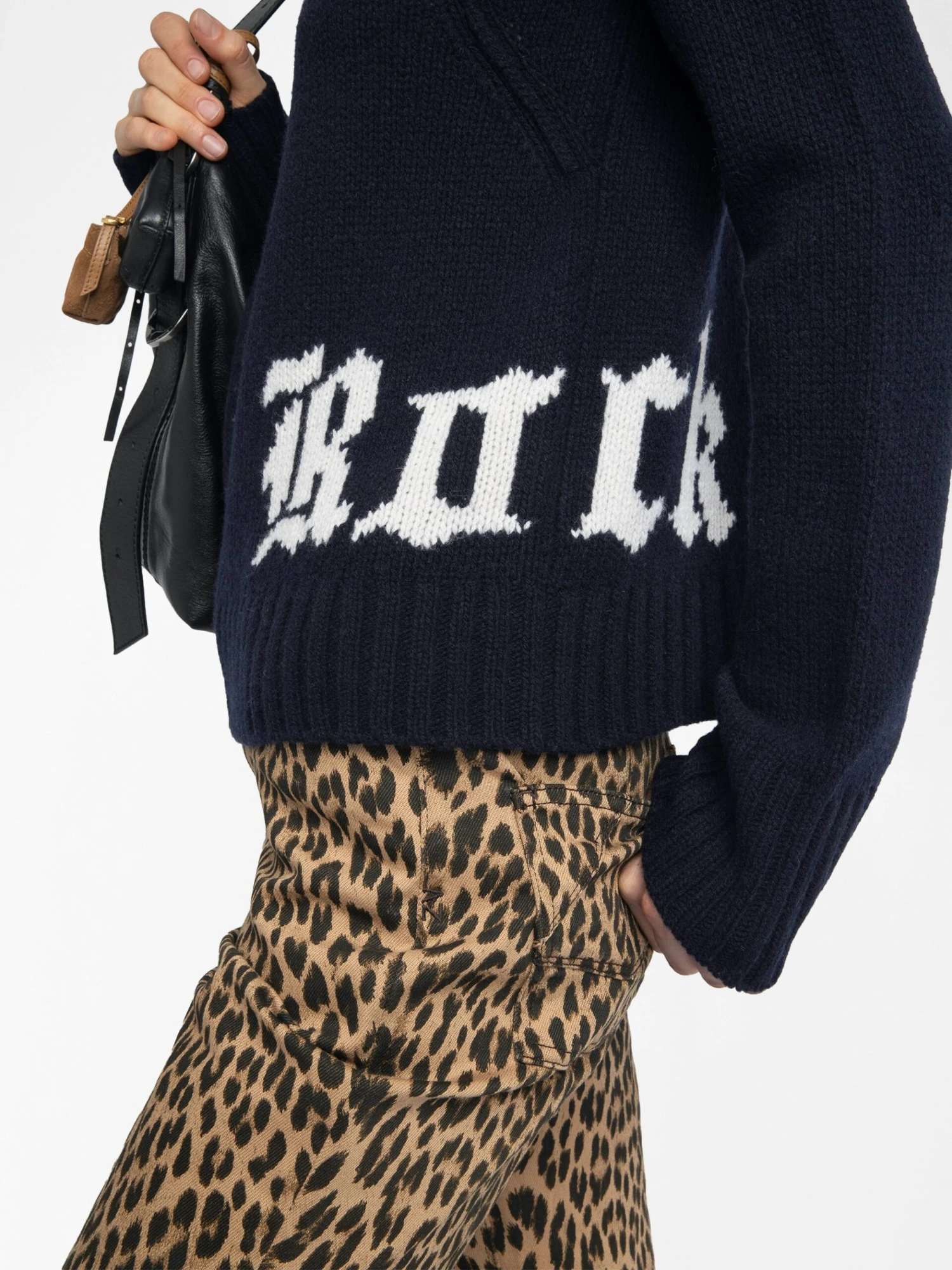 Zadig & Voltaire Nalma Wool Sweater Encre 7 Zadig & Voltaire Nalma Wool Sweater Encre - Image 5