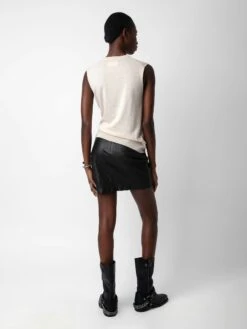 Zadig & Voltaire Nida Mon Amour Top Petale -Zadig & Voltaire Clothing KWTO00004 PETALE BACK