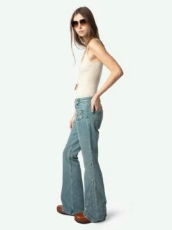 Zadig & Voltaire Nora Cashmere Tank Top Ecru -Zadig & Voltaire Clothing KWTO01100 ECRU ADDI 2 675ff265b787b