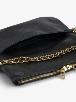 Zadig & Voltaire Rock Clutch Noir Gold -Zadig & Voltaire Clothing LWBA00001 NOIR GOLD ADDI 3