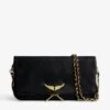 Zadig & Voltaire Rock Clutch Noir Gold -Zadig & Voltaire Clothing LWBA00001 NOIR GOLD PACKSHOT