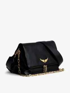 Zadig & Voltaire Rocky Bag Noir Gold -Zadig & Voltaire Clothing LWBA00008 NOIR GOLD ADDI 2