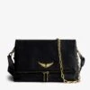 Zadig & Voltaire Rocky Bag Noir Gold -Zadig & Voltaire Clothing LWBA00008 NOIR GOLD PACKSHOT