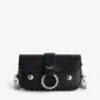 Zadig & Voltaire Kate Wallet Bag Noir Silver 2 Zadig & Voltaire Kate Wallet Bag Noir Silver -Zadig & Voltaire Clothing LWBA00017 NOIR SILVER PACKSHOT