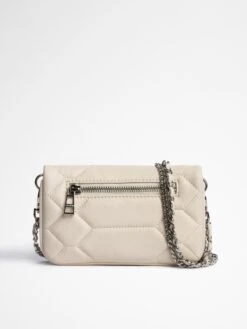 Zadig & Voltaire Rock Nano Quilted Clutch Flash -Zadig & Voltaire Clothing LWBA00052 FLASH BACK 68482c577eac2