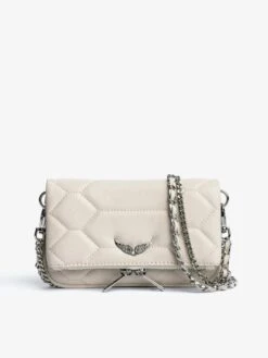 Zadig & Voltaire Rock Nano Quilted Clutch Flash