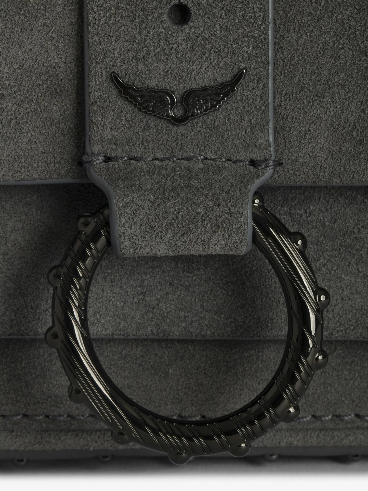 Zadig & Voltaire Kate Wallet Suede Bag Road 5 Zadig & Voltaire Kate Wallet Suede Bag Road - Image 3