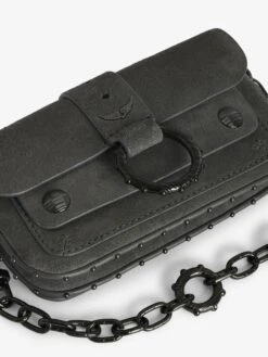 Zadig & Voltaire Kate Wallet Suede Bag Road 13 Zadig & Voltaire Kate Wallet Suede Bag Road -Zadig & Voltaire Clothing LWBA02062 ROAD ADDI 2 66e039a942d55