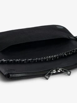 Zadig & Voltaire Rock Soft Savage Clutch Black 10 Zadig & Voltaire Rock Soft Savage Clutch Black -Zadig & Voltaire Clothing LWBA02223 NOIR ADDI 2