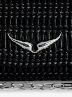 Zadig & Voltaire Rock Eternal Clutch Black -Zadig & Voltaire Clothing LWBA02463 NOIR ADDI 1 662767247249f