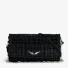 Zadig & Voltaire Rock Eternal Clutch Black -Zadig & Voltaire Clothing LWBA02463 NOIR PACKSHOT 6627678d7c0c1