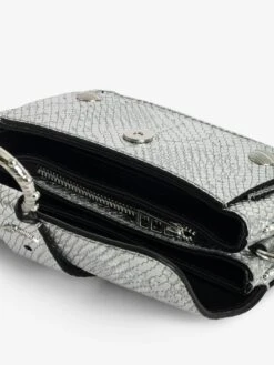 Zadig & Voltaire Kate Wallet Wild Bag Silver -Zadig & Voltaire Clothing LWBA02543 SILVER ADDI 4 66e03a12c2a71