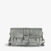 Zadig & Voltaire Kate Wallet Wild Bag Silver -Zadig & Voltaire Clothing LWBA02543 SILVER PACKSHOT 66e03a5fe0a9e