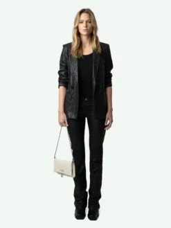 Zadig & Voltaire Rock Quilted Clutch Flash -Zadig & Voltaire Clothing LWBA02581 FLASH HOVER 66262e819e0c6