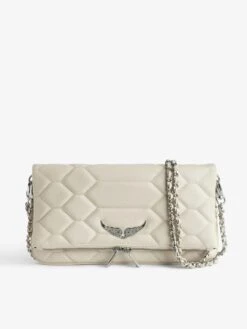 Zadig & Voltaire Rock Quilted Clutch Flash