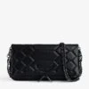Zadig & Voltaire Rock Quilted Clutch Black 1 Zadig & Voltaire Rock Quilted Clutch Black -Zadig & Voltaire Clothing LWBA02581 NOIR PACKSHOT