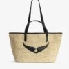 Zadig & Voltaire Wings Raffia Basket Bag Noir 2 Zadig & Voltaire Wings Raffia Basket Bag Noir -Zadig & Voltaire Clothing LWBA03655 NOIR PACKSHOT 6798ef8f2349a