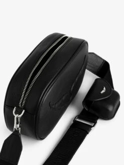 Zadig & Voltaire Rock With You Leather Camera Crossbody Bag Black -Zadig & Voltaire Clothing LWBA03657 BLACK ADDI 4 6710d878b8f46