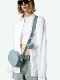 Zadig & Voltaire Rock With You Leather Camera Crossbody Bag Breeze -Zadig & Voltaire Clothing LWBA03657 BREEZE ADDI 5 6704e4e3252c2