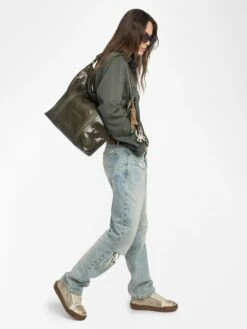 Zadig & Voltaire Sunny Hobo Vintage Patent Bag Record -Zadig & Voltaire Clothing LWBA03843 RECORD ADDI 5 6835c8c9641e2