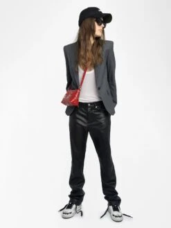 Zadig & Voltaire Sunny Mood Vintage Patent Bag Power -Zadig & Voltaire Clothing LWBA03845 POWER ADDI 4 6835c992e8945