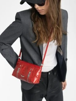 Zadig & Voltaire Sunny Mood Vintage Patent Bag Power -Zadig & Voltaire Clothing LWBA03845 POWER HOVER 6835c79149189