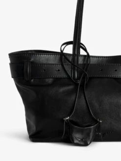 Zadig & Voltaire Jane Shopper Bag Black -Zadig & Voltaire Clothing LWBA03858 BLACK ADDI 5 677e9818e3f3b