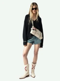 Zadig & Voltaire Sunny Moody Vintage Patent Bag Flash -Zadig & Voltaire Clothing LWBA03891 FLASH HOVER 67a3925bace32