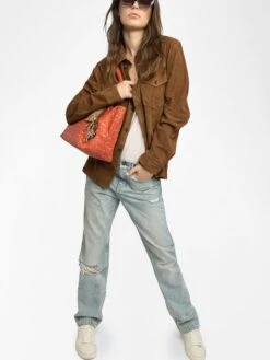Zadig & Voltaire Z Shopper Monogram Bag Flame -Zadig & Voltaire Clothing LWBA03896 FLAME ADDI 5 6835ca1f658d0