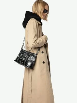Zadig & Voltaire Sunny Moody Bag Noir -Zadig & Voltaire Clothing LWBA03900 NOIR ADDI 6 67039475807b5