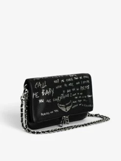 Zadig & Voltaire Rock Clutch Black -Zadig & Voltaire Clothing LWBA03903 BLACK ADDI 2 670917ff3ce73