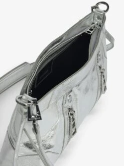 Zadig & Voltaire Sunny Moody Vintage Metal Bag Silver -Zadig & Voltaire Clothing LWBA03947 SILVER ADDI 2 680a2c374265d