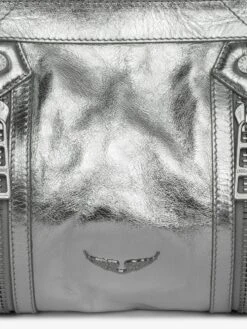 Zadig & Voltaire Sunny Moody Vintage Metal Bag Silver -Zadig & Voltaire Clothing LWBA03947 SILVER HOVER 680a2bfb71b41