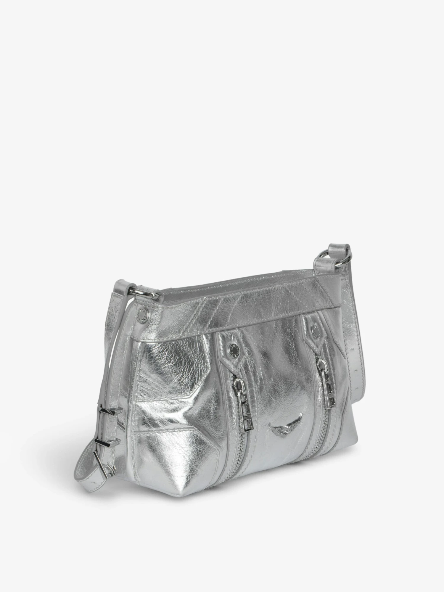 Zadig & Voltaire Sunny Mood Vintage Metal Bag Silver 5 Zadig & Voltaire Sunny Mood Vintage Metal Bag Silver - Image 3