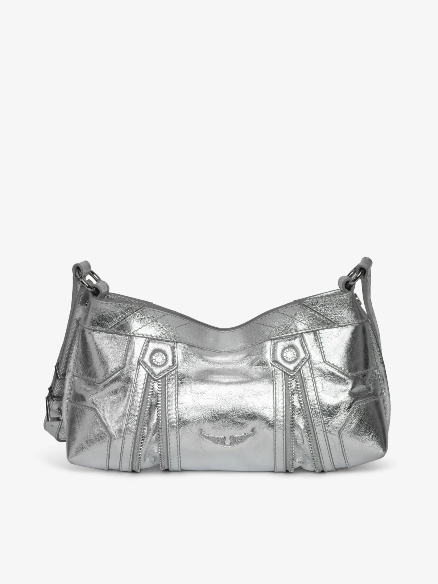 Zadig & Voltaire Sunny Mood Vintage Metal Bag Silver 6 Zadig & Voltaire Sunny Mood Vintage Metal Bag Silver - Image 4