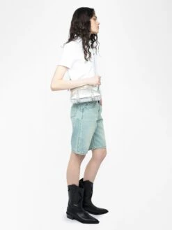 Zadig & Voltaire Sunny Mood Vintage Metal Bag Silver 14 Zadig & Voltaire Sunny Mood Vintage Metal Bag Silver -Zadig & Voltaire Clothing LWBA03950 SILVER ADDI 5 67ff830e9ec71