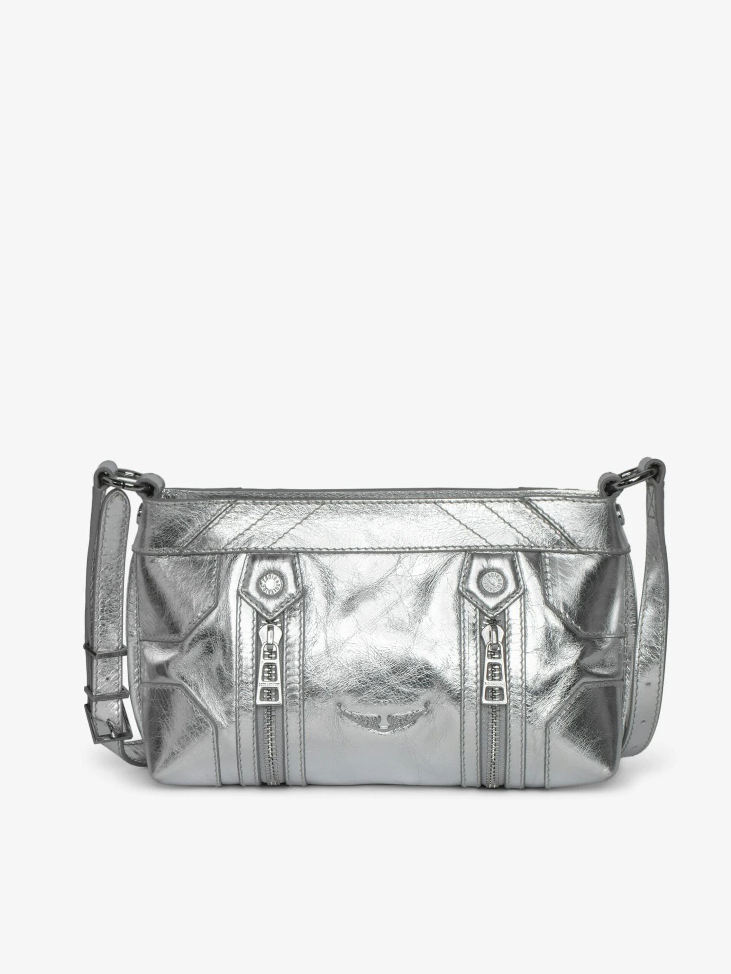Zadig & Voltaire Sunny Mood Vintage Metal Bag Silver 3 Zadig & Voltaire Sunny Mood Vintage Metal Bag Silver