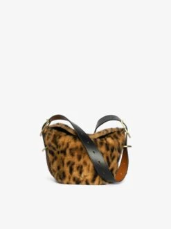 Zadig & Voltaire Baby Jane Leopard Bag Cognac -Zadig & Voltaire Clothing LWBA03968 COGNAC ADDI 1 686e3fbfc996c