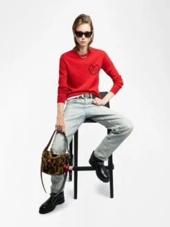 Zadig & Voltaire Baby Jane Leopard Bag Cognac -Zadig & Voltaire Clothing LWBA03968 COGNAC ADDI 4 6882066fcc677