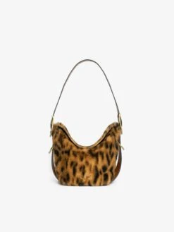Zadig & Voltaire Baby Jane Leopard Bag Cognac