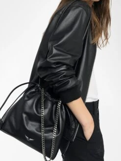 Zadig & Voltaire Rock Today Bag Black -Zadig & Voltaire Clothing LWBA04016 BLACK ADDI 5 6835c83cc32c9
