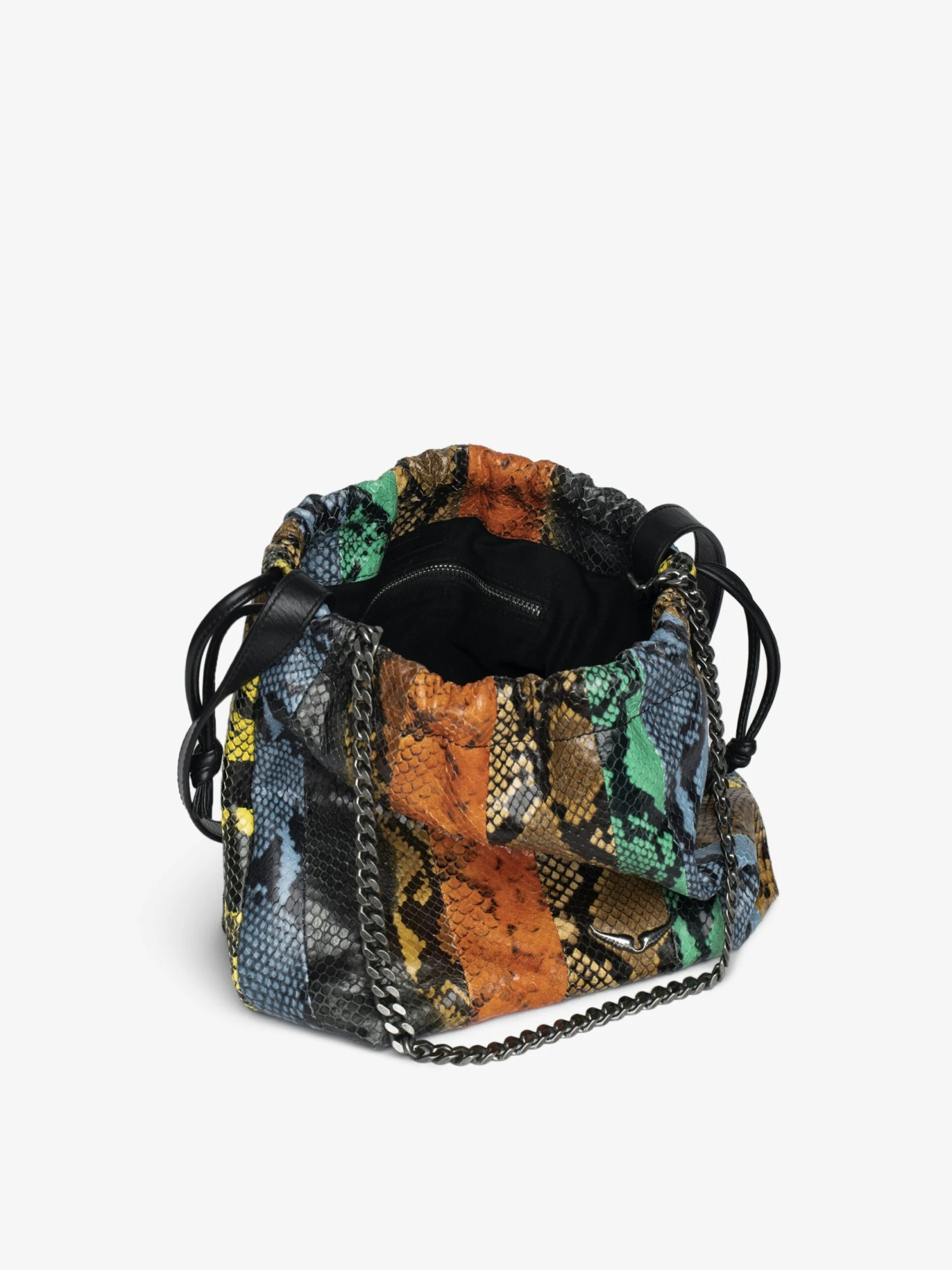 Zadig & Voltaire Rock Today Wild Patchwork Clutch Flame 7 Zadig & Voltaire Rock Today Wild Patchwork Clutch Flame - Image 5