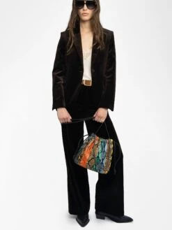 Zadig & Voltaire Rock Today Wild Patchwork Clutch Flame 17 Zadig & Voltaire Rock Today Wild Patchwork Clutch Flame -Zadig & Voltaire Clothing LWBA04017 FLAME ADDI 4 6835c89c09ee8
