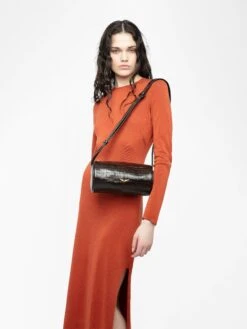 Zadig & Voltaire Le Doudou Croco Bag Wood -Zadig & Voltaire Clothing LWBA04018 WOOD ADDI 5 67ff83f114d34