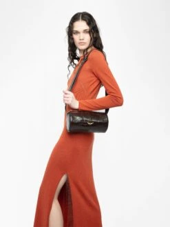 Zadig & Voltaire Le Doudou Croco Bag Wood -Zadig & Voltaire Clothing LWBA04018 WOOD ADDI 6 67ff833f2d78a