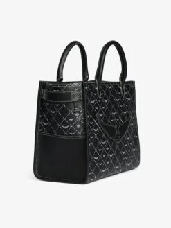 Zadig & Voltaire Angel Tote Monogram Bag Black -Zadig & Voltaire Clothing LWBA04024 BLACK ADDI 1 6837356d79504